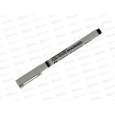 Маркер LAMARK перманентный для CD черный, 0.5-0.9мм, PM0364-BK *24/2304