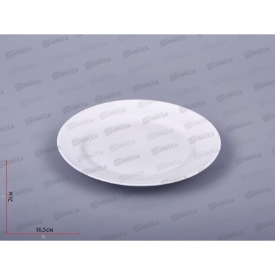 Тарелка мелкая 170мм фарфор Идиллия белье 4С0289 *20 Тарелка мелкая 170мм фарфор Идиллия белье 4С0289 *20