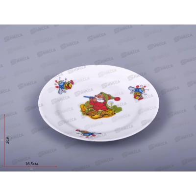 Тарелка мелкая 170мм фарфор Идиллия Лесовичок 4С0480 Тарелка мелкая 170мм фарфор Идиллия Лесовичок 4С0480