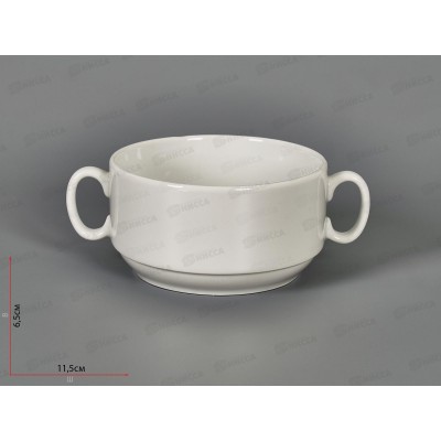 Чашка для бульона 470см3 белье 4С0677 *8 Чашка для бульона 470см3 белье 4С0677 *8