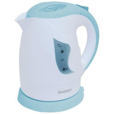 Чайник электрический E-209 бело-голубой Чайник электрический E-209 бело-голубой