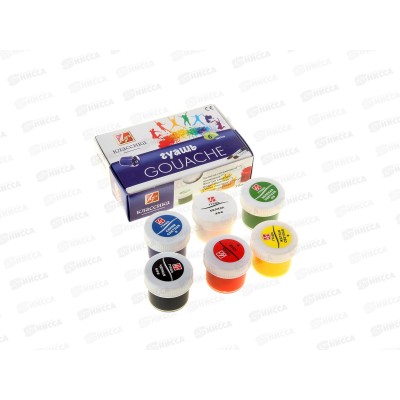 Гуашь ЛУЧ Классика 6цветов. 20мл, 19с1275-08 *24 Гуашь ЛУЧ Классика 6цветов. 20мл, 19с1275-08 *24