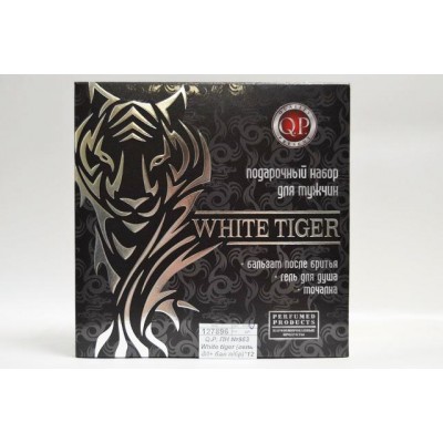 Q.P. Подарочный набор №983 White tiger (гель для душа+ бальзам после бритья) *10