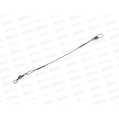 Набор поводков для жерлиц AZOR 10шт 3в (15-30см леска) 9кг 344-070   г