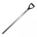 Черенок для лопаты алюминиевый d=32 с v-образной ручкой *5/10