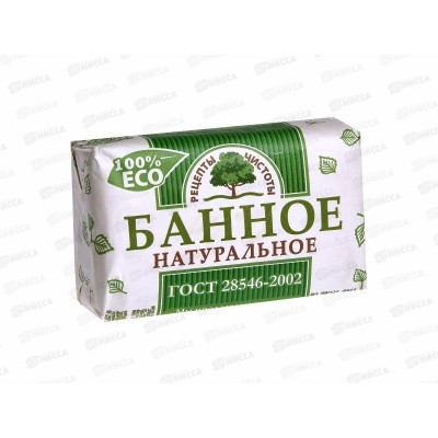 НМЖК мыло Рецепты чистоты БАННОЕ 200гр *36 НМЖК мыло Рецепты чистоты БАННОЕ 200гр *36