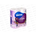 Полотенца бумажные 2х штучные Linia Veiro 3х слойные, Colibri *10  /8П32
