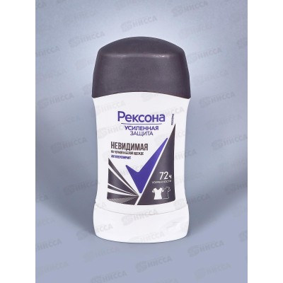 РЕКСОНА дезодорант стик 40мл Невидимый на черном и белом *6 *30 РЕКСОНА дезодорант стик 40мл Невидимый на черном и белом *6 *30