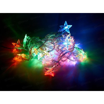 Гирлянда 4,5м "Звездочка" LED28 240v, цв.мульти AL-3722 *150 Гирлянда 4,5м "Звездочка" LED28 240v, цв.мульти AL-3722 *150