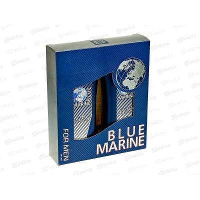 Набор подарочный Blue Marine (шампунь 250мл + гель для душа  250мл) мужской * 12