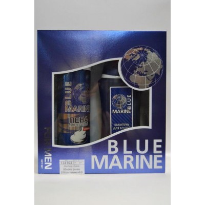 Набор Blue Marine (шампунь 250мл + пена для бритья 200мл) мужской * 7