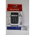 Калькулятор SKAINER SK-108NBK  8 разрядный, карманный  *50/200