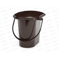 Ведро-туалетное 17л коричневое *10 М1319 Ведро-туалетное 17л коричневое *10 М1319