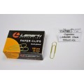 Скрепки LAMARK 33мм 100шт картонная упаковка, золотистые, PC0222 *10/250 Скрепки LAMARK 33мм 100шт картонная упаковка, золотистые, PC0222 *10/250