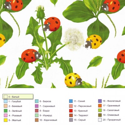 Клеенка на тканевой  основе Колорит Арт. 443-0 25м Клеенка на тканевой  основе Колорит Арт. 443-0 25м