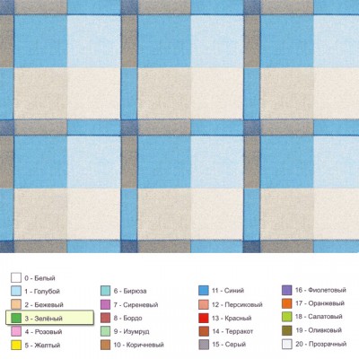 Клеенка на тканевой основе Колорит Арт. 109-3 1,25+-5см *25м