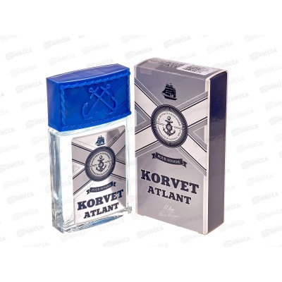 AAM 100мл Korvet Atlant, туалетная вода (мужская.) *18 М AAM 100мл Korvet Atlant, туалетная вода (мужская.) *18 М