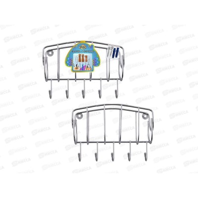 Полочка с 5 крючками, NEW AN52-21 *72