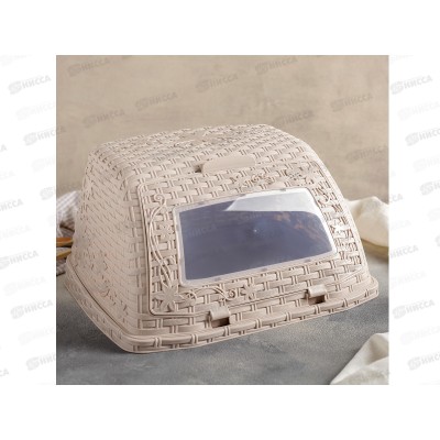 Хлебница &quotПлетенка&quot светло коричневая  *6 М4903