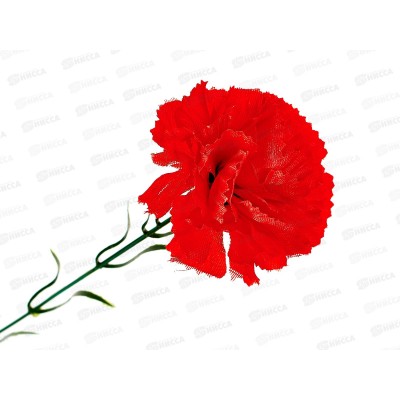 Цветы искусственные 37см гвоздика красный 1206476 *20
