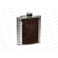 Фляжка 7oz 210мл металлическая+кожзам (023450) Ж Фляжка 7oz 210мл металлическая+кожзам (023450) Ж