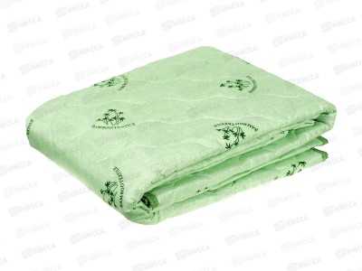 Одеяло Эконом бамбук облегченное 1,5 спальное 140х205 полиэстан  А 040