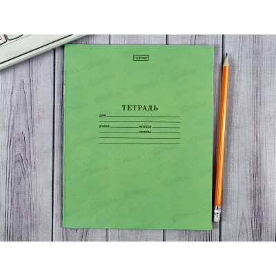Тетрадь 18 листов линия Hatber зеленая обложка, 05112 *15/240 Тетрадь 18 листов линия Hatber зеленая обложка, 05112 *15/240