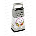 Терка LaDina 4 плоскости, металл 24см №4000100-12 /72/12
