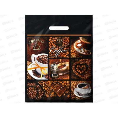 Пакет пробивной 31*40  Кофе *50/500 Пакет пробивной 31*40  Кофе *50/500