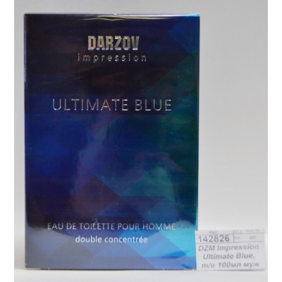 DZM Impression Ultimate Blue, туалетная вода 100мл мужская