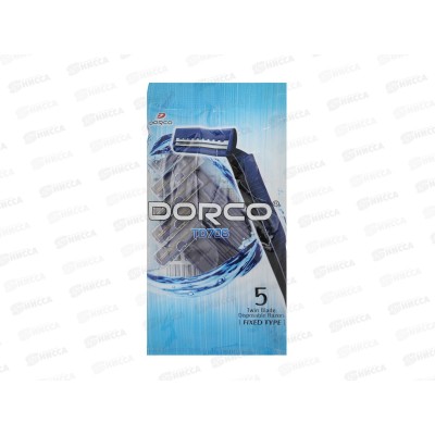 DORCO TD-708 одноразовые станки 5 штук 2 лезвия  *20/320