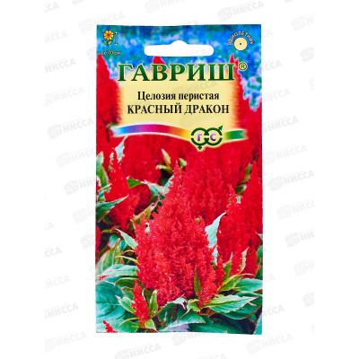 Целозия Красный дракон перистая 0,1г Н12 *10 ГШ + Целозия Красный дракон перистая 0,1г Н12 *10 ГШ +