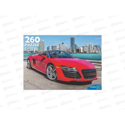 ПАЗЛ 260элементов Красный автомобиль, П260-0562 *24