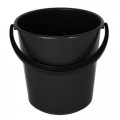 Ведро 10л черное *20  ИНТ