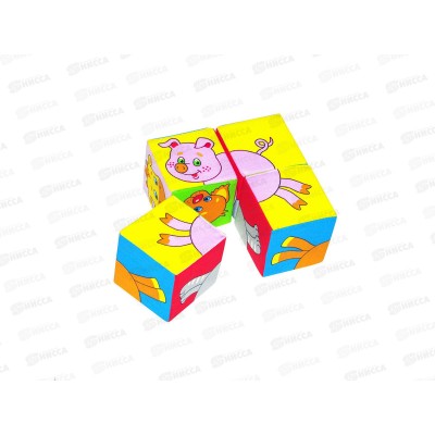 Мякиши кубики Собери картинку (Животные 2) 236