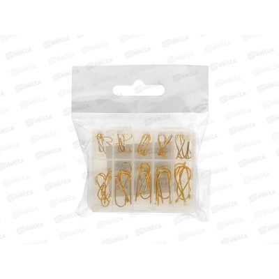 Набор крючков 50шт AZOR мет, черные 338-178 г Набор крючков 50шт AZOR мет, черные 338-178 г