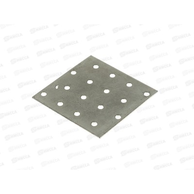 Пластина крепёжная 80*80*2.0 цинк *100