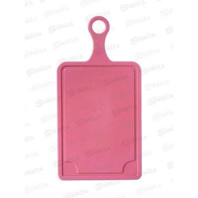 Доска разделочная большая с ручкой красная МП *40 Доска разделочная большая с ручкой красная МП *40