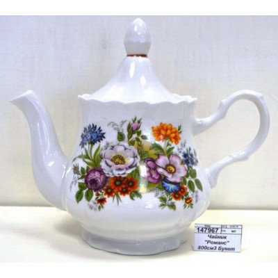 Чайник "Романс" 800см3 Букет цветов 2С0292/1 *12 Чайник "Романс" 800см3 Букет цветов 2С0292/1 *12