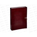 Папка архивная  5см с завязками ПГС бордовая *8