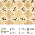 Клеенка на тканевой основе Колорит Арт. 924/3 25м Клеенка на тканевой основе Колорит Арт. 924/3 25м