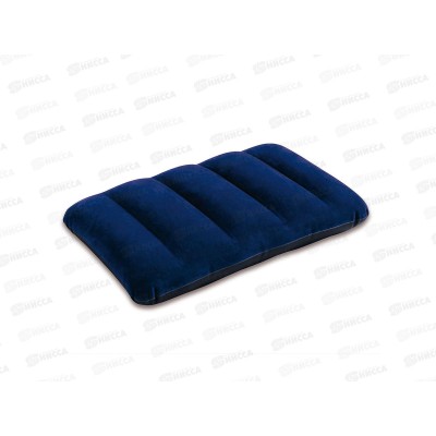 Подушка флок 68672, 43х28х9см, синяя INTEX *24 Подушка флок 68672, 43х28х9см, синяя INTEX *24