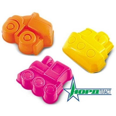 Набор формочек 3шт "Транспорт" 080 *60