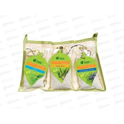 Набор Запарок в сумке 3шт (Мята,Эвкалипт,Можжевельник.) &quotБанные штучки&quot