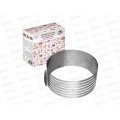 Кулинарная форма для слоеных блюд круглая, регулируемая 16-20см AN8-26 *12