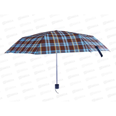 Зонт механический ткань пластмассовая ручка (044754)  *100  Ж