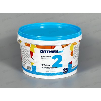 Краска для потолков Оптималка-2 2,8кг *4