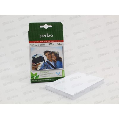 Фотобумага компьютерная PERFEO 10*15, 50л P230, глянцевая, PF-GLR4-230/50, 3721 Фотобумага компьютерная PERFEO 10*15, 50л P230, глянцевая, PF-GLR4-230/50, 3721
