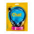 Гарнитура PERFEO Chat накладная черная, PF-CHAT-BLK Гарнитура PERFEO Chat накладная черная, PF-CHAT-BLK