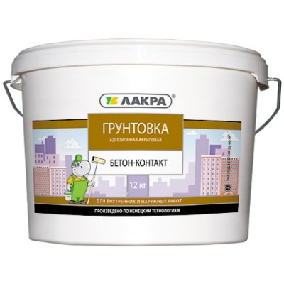 ГРУНТ Бетон контакт 12кг Лакра PROFF IT  *1/44